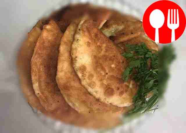 Chebureks with chicken breast