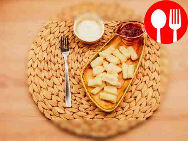 Lazy cottage cheese dumplings