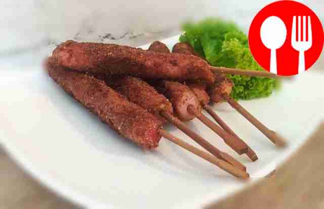 Хрустящий хот-дог с сыром