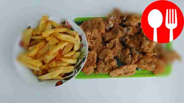 Фиш-энд-чипс из минтая на пиве