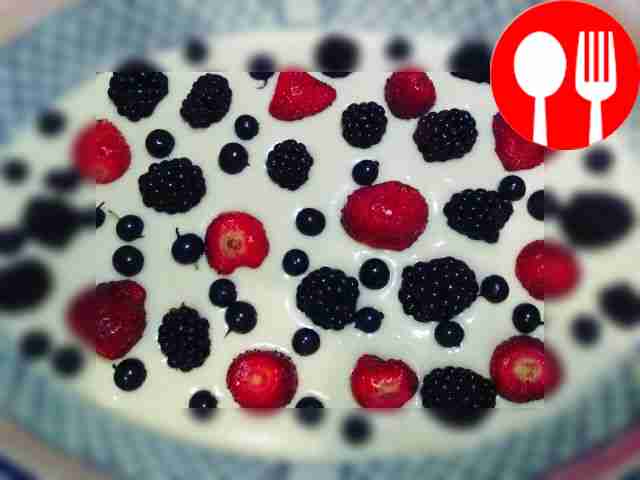 Pour 1/3 of the dough into the bottom of the...