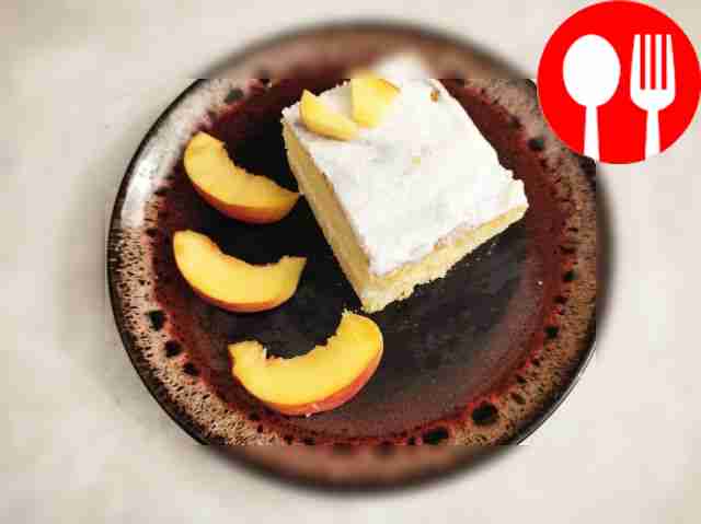 Serve the sponge cake with chopped fruit or...