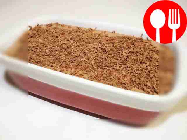 Airy cottage cheese with cocoa