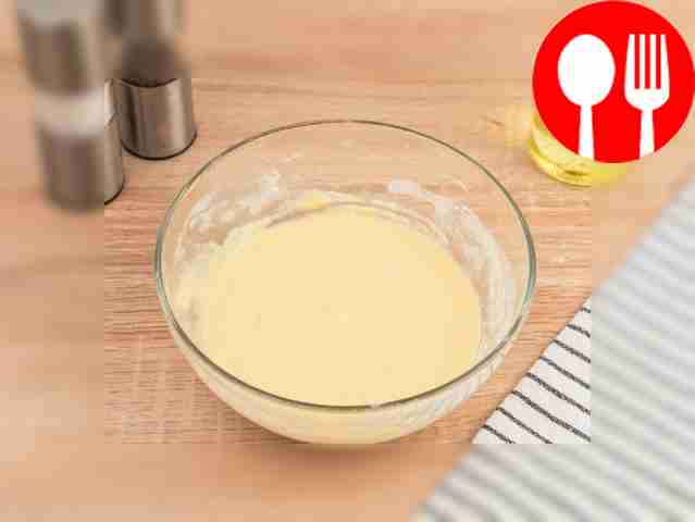 Prepare the batter for deep frying. To do...