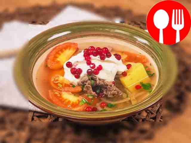 Шурпа из оленины