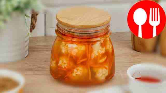 Korean pickled cauliflower