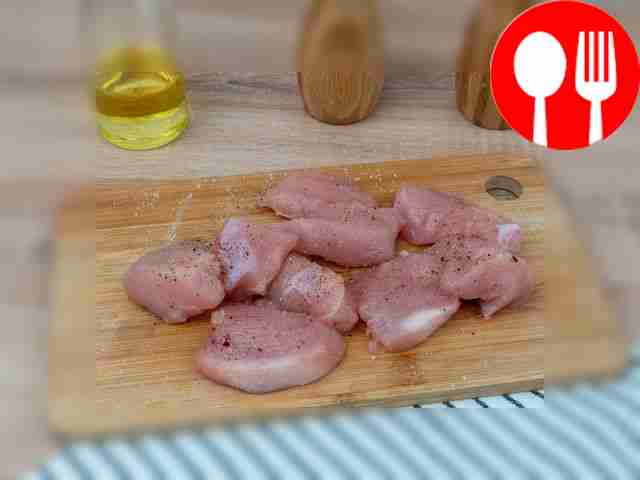 Sprinkle the chicken with salt and ground...