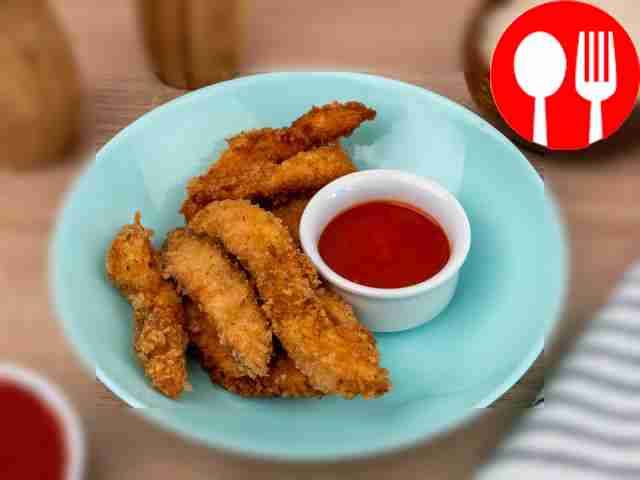 Serve nuggets with your favorite sauce on...