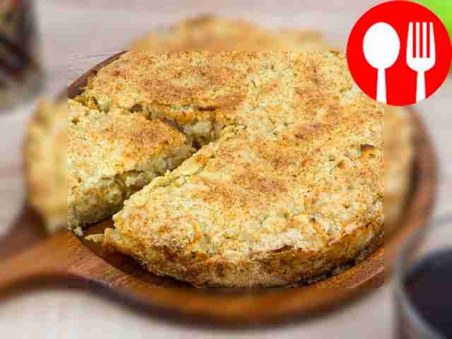 Насыпной пирог «Три стакана»