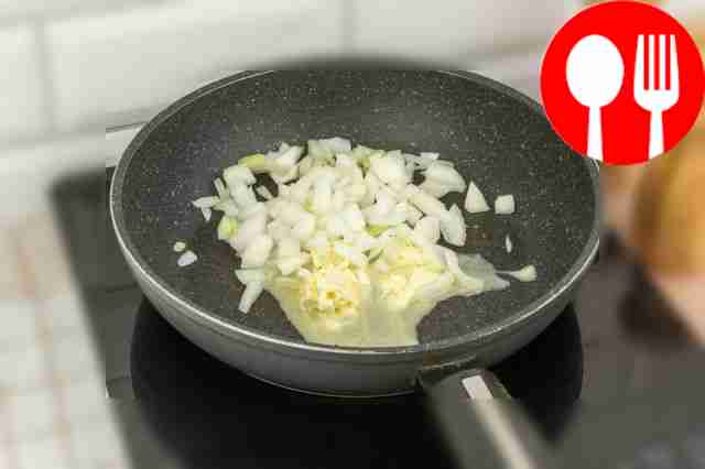 Heat a frying pan with a small amount of...