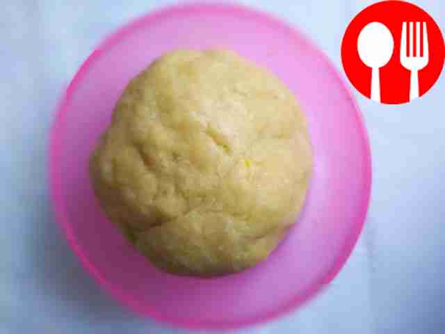 First, knead the shortbread dough. To do this,...