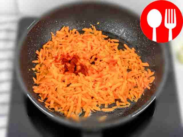 Take a deep frying pan and grease it with...