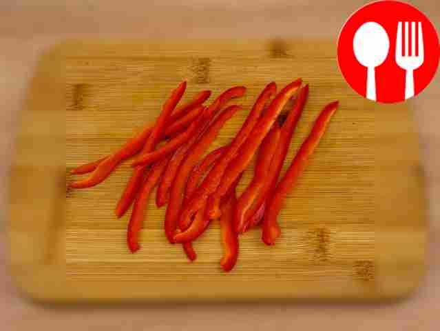 Prepare vegetables for salad. To do this,...