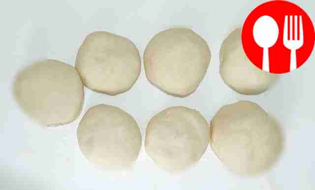 Add flour, vegetable oil, salt to the dough...