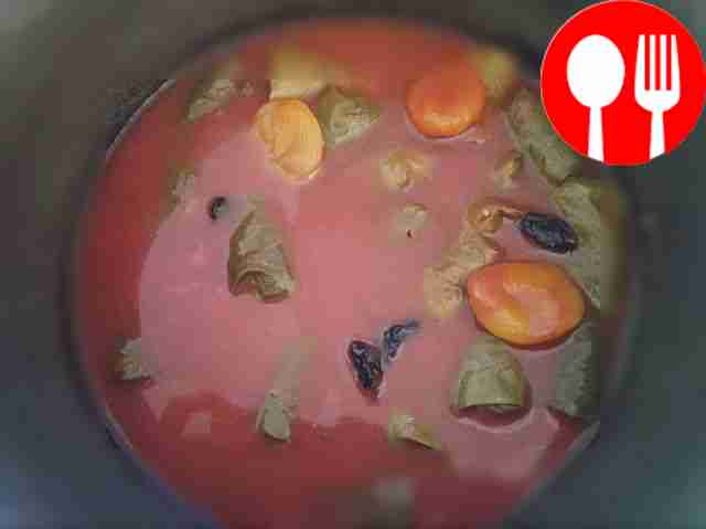 Pour in tomato juice, crushed tomatoes, or...