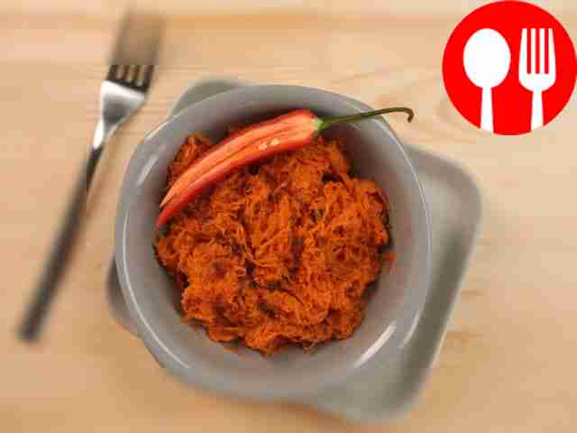 Korean carrots at home