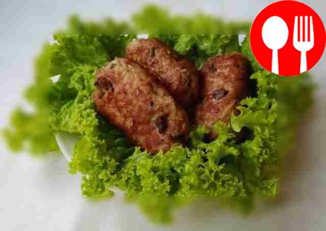 Juicy sausages with prunes