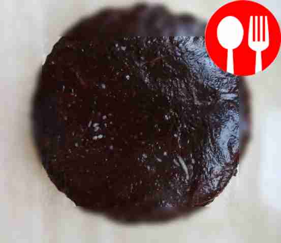 Festive chocolate cake with cognac