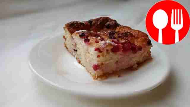 Berry manna with blueberries