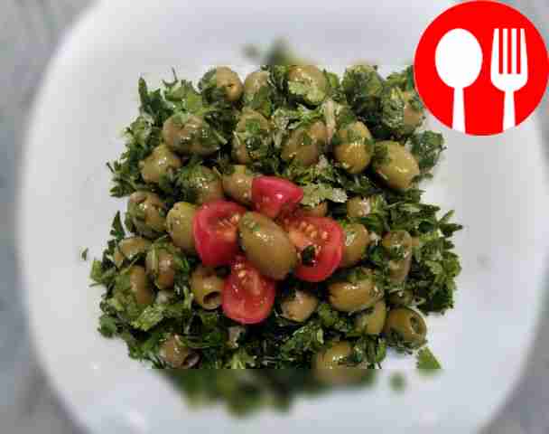 Острые оливки маринованные