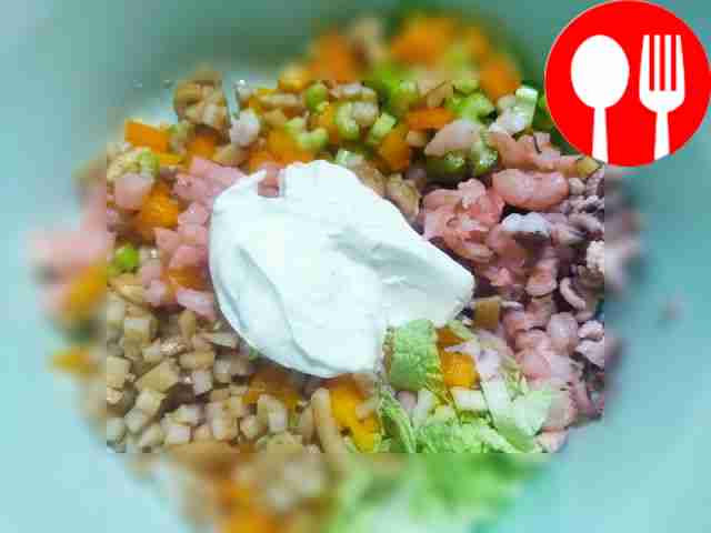 Nutritious octopus and squid with vegetables