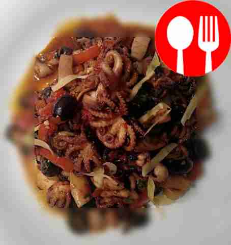 Морское ассорти в белом вине