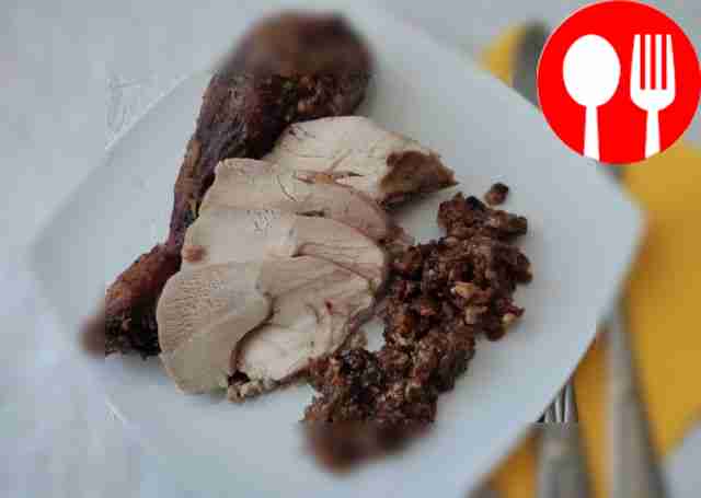 Spicy chicken “Levengi” with marshmallows