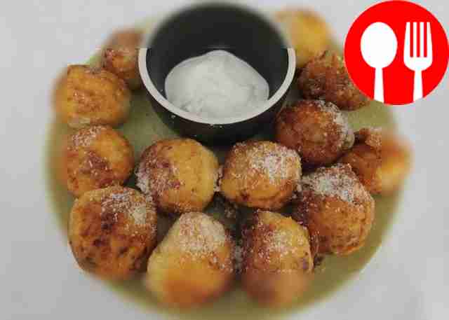 Cheese mini donuts