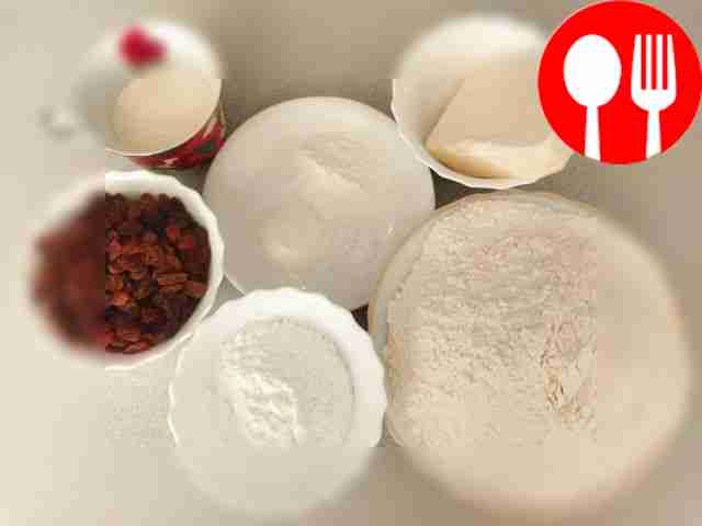 Mix sifted flour, salt, baking powder and...