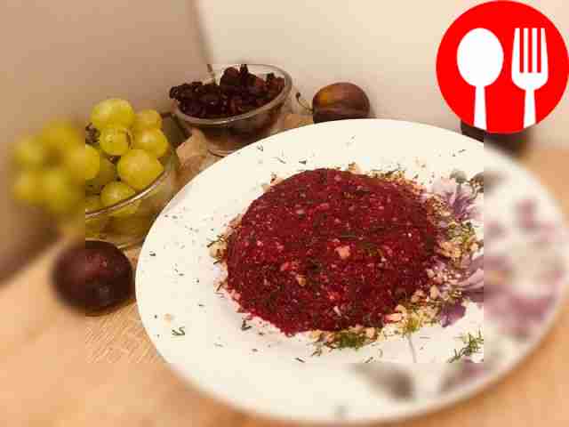 Сытная свекла с орехами