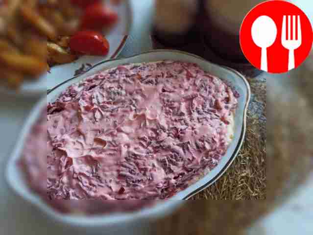 Сочная сельдь под шубой