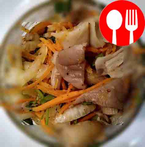 Пряные быстрые вешенки с овощами