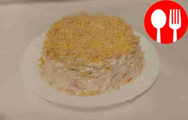 Оригинальный салат «Мимоза» с сельдью