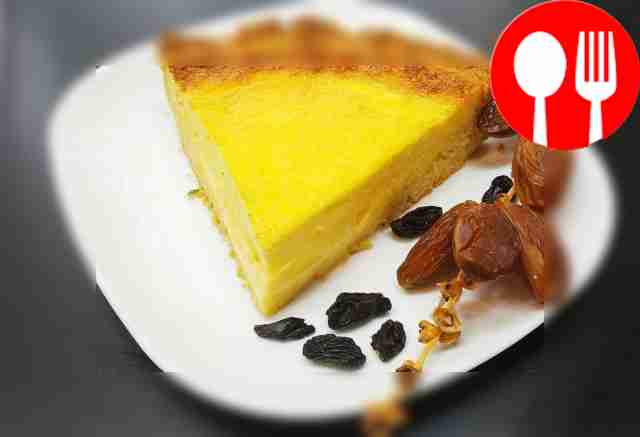 Нежный сметанник на песочном тесте