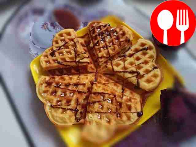 Ароматные лимонно-творожные вафли