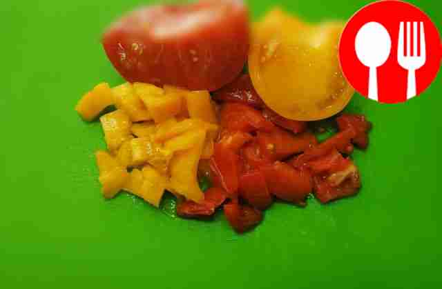 Cut the tilapia fillet into large cubes, the...