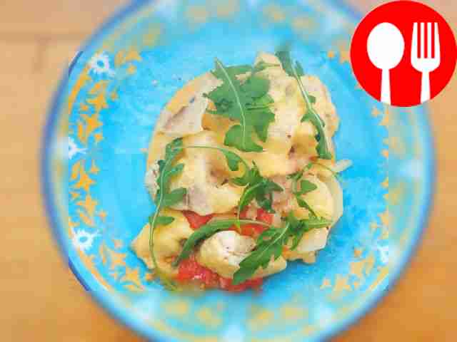 Serve portions of tilapia with potatoes warm....