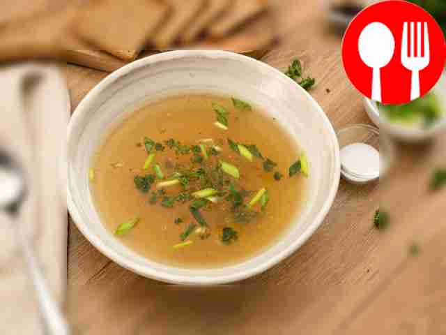 Свиной бульон