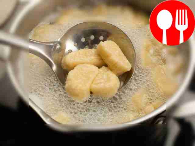 Place the dumplings in boiling water and cook...