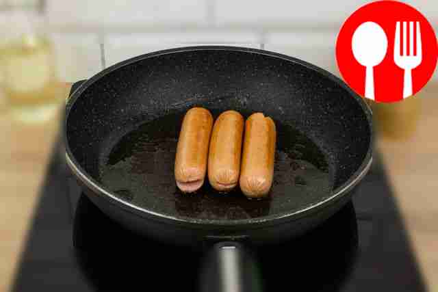 Heat a frying pan and grease with vegetable...