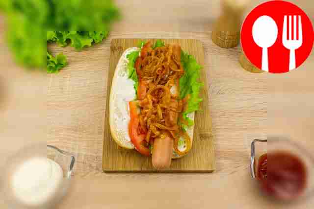 Then add tomato slices and fried onions. Make...