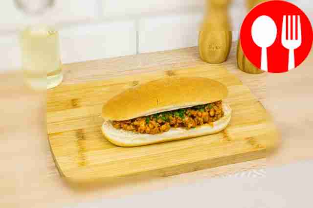 Hot dogs with minced meat