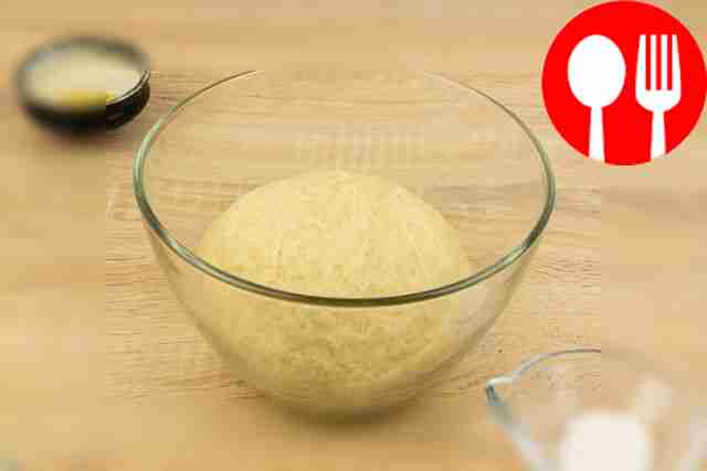 Knead the dough. Knead it for 10 minutes until...