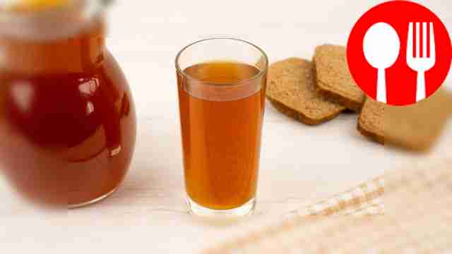 Kvass from kvass wort