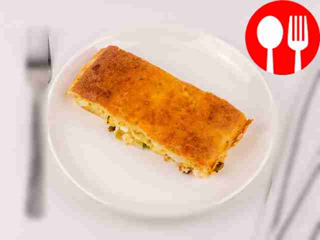 Cabbage pie with egg on kefir