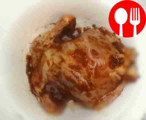 Rub the chicken carcass with salt and chicken...