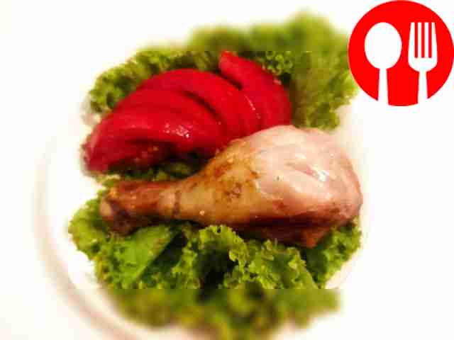 Transfer the finished chicken to a plate....