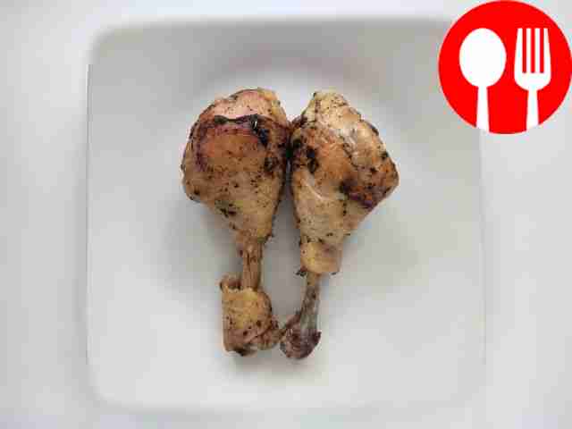 Place the drumsticks on a serving plate. Place...