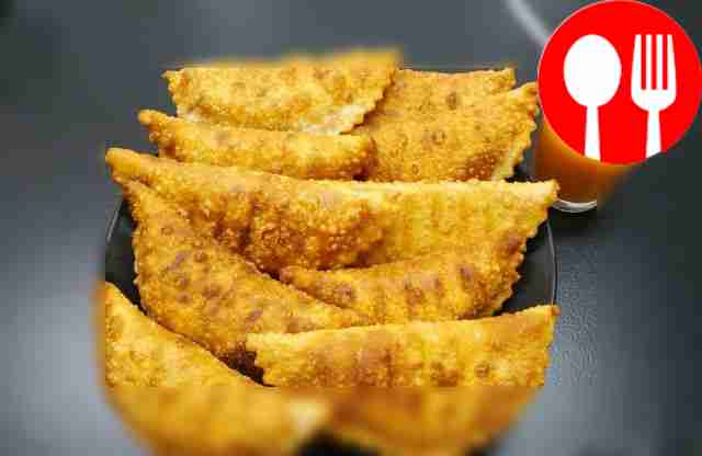 Delicious pasties with homemade minced meat