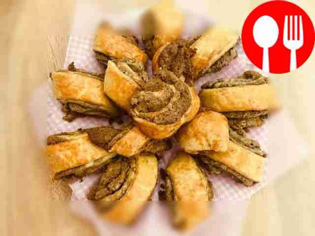 Hearty roll with halva